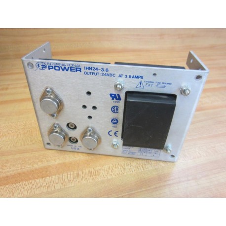 International Power IHN24-3.6 PSU 24VDC 3.6A IHN2436 - Used