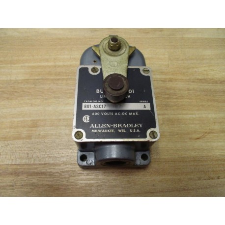 Allen Bradley 801-ASC17 Limit Switch 801ASC17 - Used