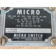Micro Switch AF1-2RN RH Limit Switch WPlunger AF12RNRH - Used