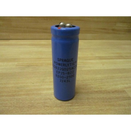 Sprague Powerlytic 36D822G025AC2A Capacitor - New No Box