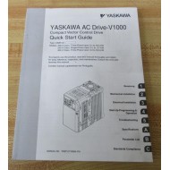 Yaskawa TEOP C710606 47A AC Drive-V1000 Manual - New No Box