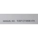 Yaskawa TEOP C710606 47A AC Drive-V1000 Manual - New No Box