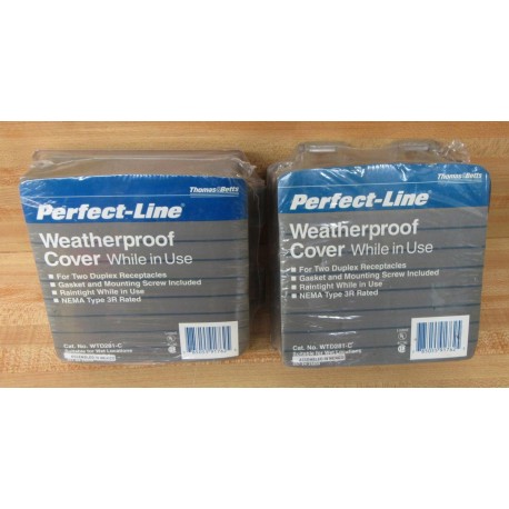 Thomas And Betts WTD281-C Weatherproof Cover WTD281C (Pack of 2)