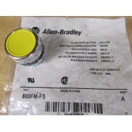Allen Bradley 800FM-F5 Yellow Button 800FMF5