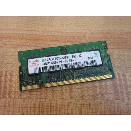 Hynix HYMP112S64CP6-S6 1GB Memory RAM  PC26400s66612 HYMP112S64CP6S6 AB-C - Used