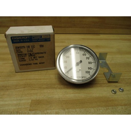 Ashcroft 35W1001TH 02B XUC Pressure Gauge