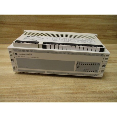 Allen Bradley 1745-E102 SLC 100 Expansion Unit 1745E102 W 2 of 3 Terminal Covers - Used