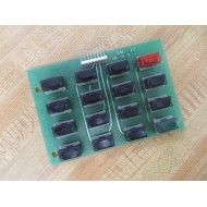 Okane Industrial RMI-77 16-Key Circuit Board RMI77 - Used