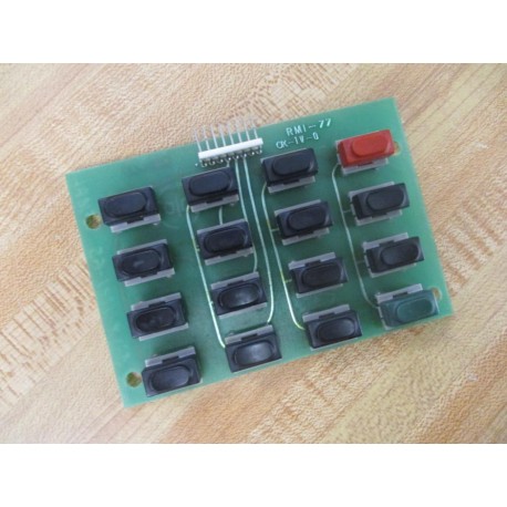 Okane Industrial RMI-77 16-Key Circuit Board RMI77 - Used