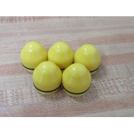 General Electric CR2940U200K Yellow Indicator Light Cap (Pack of 5) - New No Box