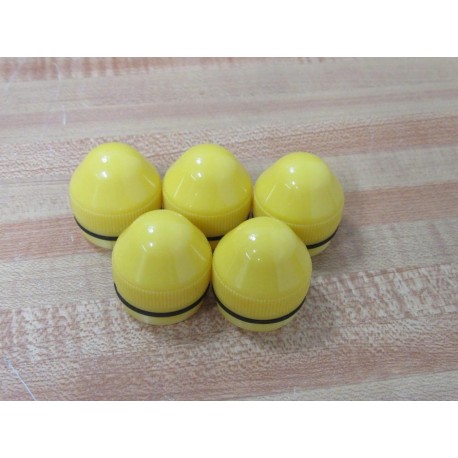 General Electric CR2940U200K Yellow Indicator Light Cap (Pack of 5) - New No Box