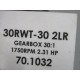 Morse 30RW-T Gearbox 30RWT-30 2LR - Used