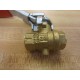 DynaQuip 6Z577 38 Brass Ball Valve