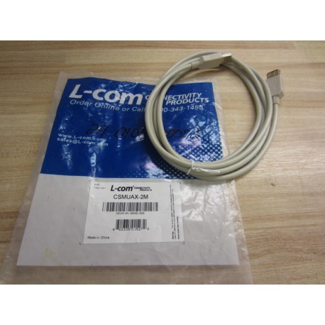 L-Com CSMUAX-2M Cable CSMUAX2M (Pack of 2)