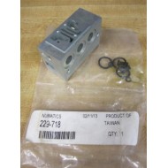 Numatics 229-718 Manifold Block 229718 (Pack of 2) - New No Box