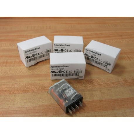 Automation Direct 781-1C-120A Relay 7811C120A (Pack of 4)