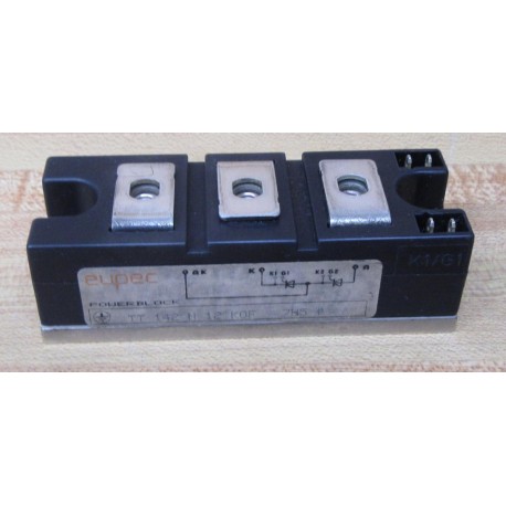 Eupec TT142N12KOF7H5 Thyristor Power Block - Used