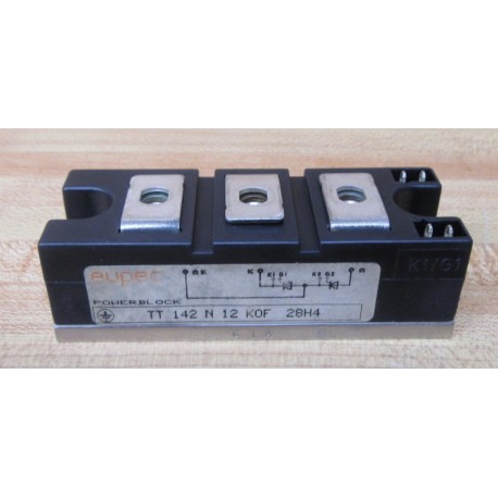 Eupec TT142N1228H4 Thyristor Power Block - Used