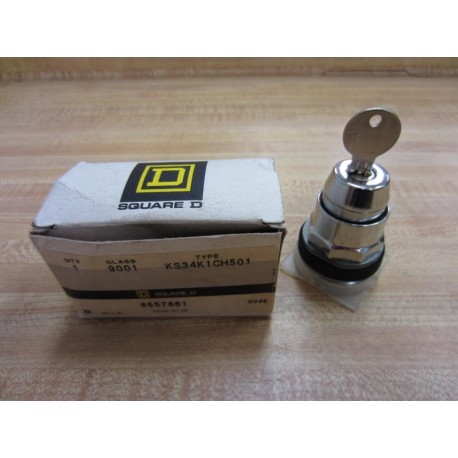 Square D KS34K1CH501 Selector Switch With Key