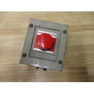 GE General Electric CR2940BC201A Enclosure W Pushbutton CR104PXF12 - Used