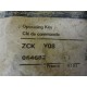 Telemecanique ZCK-Y08 Operating Key ZCKY08 - New No Box
