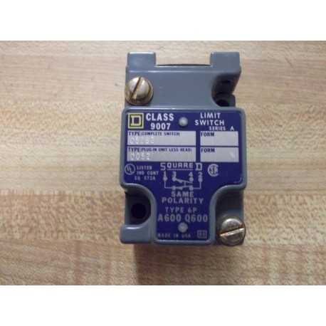 Square D 9007-C52B2 Limit Switch 9007C52B2 Body Only - New No Box