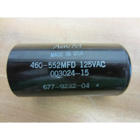 Aero 460-552MFD 460552MFD 460 552MFD Capacitor 125VAC - Used