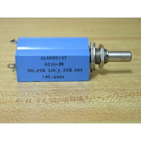 Clarostat 62JA-2K Potentiometer 62JA2K - New No Box