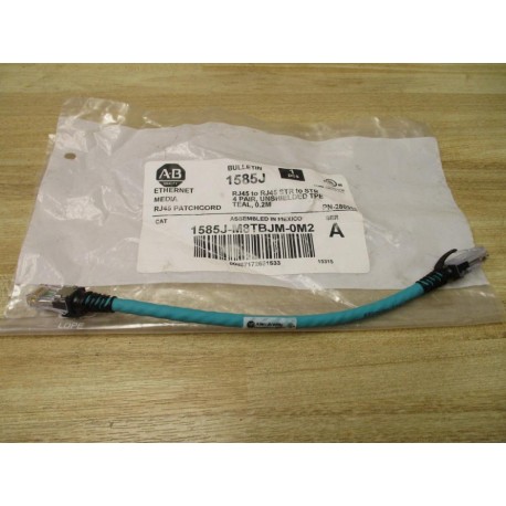 Allen Bradley 1585J-M8TBJM-0M2 Ethernet Media Patchcord 280553 SER. A