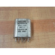 Phillips Advance Relays MV2C-2500D-24 Relay MV2C2500D24 - New No Box