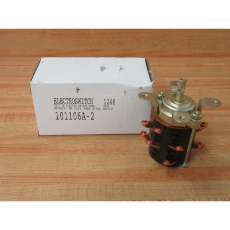 Electroswitch 1011-06-A2 6 Pole Snap Action Switch 101106A2 WO Hardware