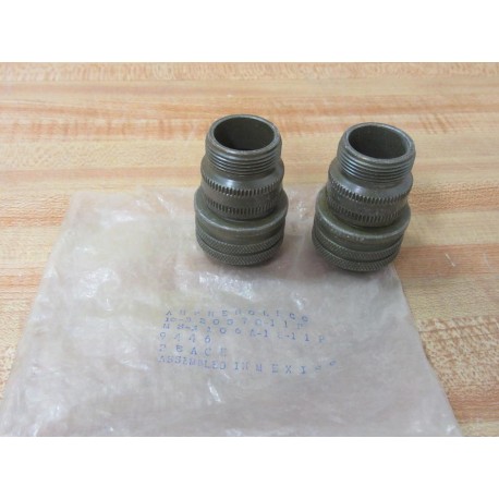 Amphenol MS-3106A-18-1P Circular Connector MS3106A181P (Pack of 2)