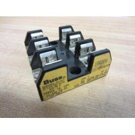 Bussmann 1BR006 Fuse Block 3 Pole 250V 30A - Used