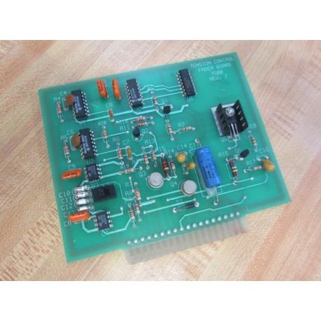 7500 Tension Control Fader Board 7500 Rev.7 - Used