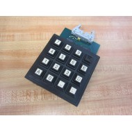 Contraves KNM30S44 16-Digit Monoblock KeyPad KNM36S44 - Used