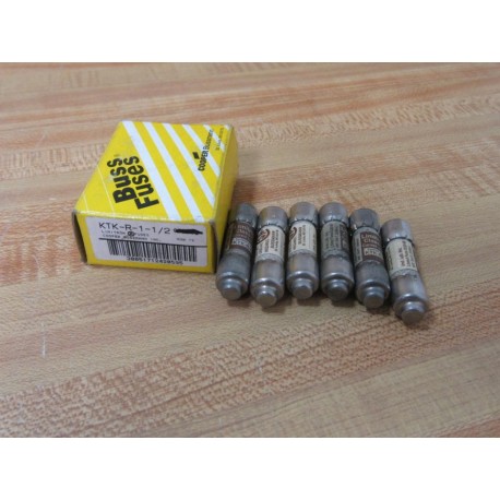 Limitron KTK-R-1-12 Bussmann Fuse KTKR112 Cooper (Pack of 6)