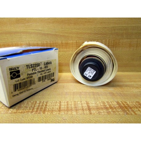 Brady PTL-16-423 Portable Thermal Labels TLS2200 18358 (Pack of 500)