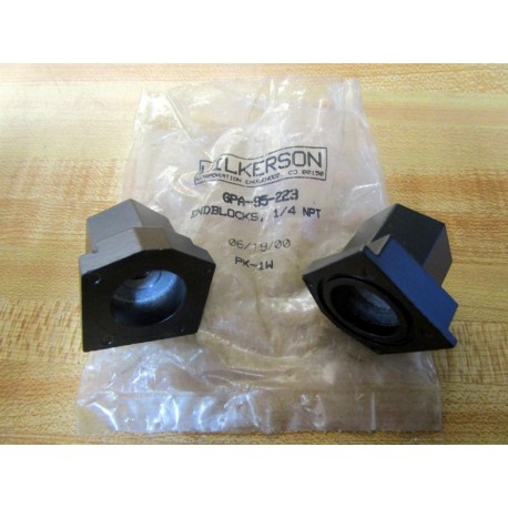 Wilkerson GPA-95-223 End Block GPA95223 Black (Pack of 2)