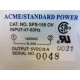 AcmeStandard Power SPS-155 OV Power Supply SPS155 OV - New No Box