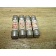 Gould Shawmut ATQ4 Amp-Trap Fuse Tested (Pack of 4) - New No Box