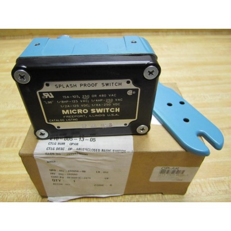 Micro Switch OP-AR Honeywell Limit Switch 0P-AR