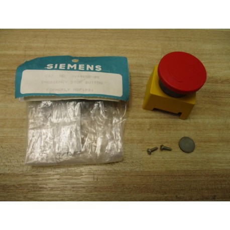 Siemens 3VX4280-0S Emergency Stop Pushutton 3VX42800S