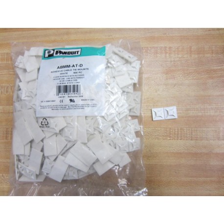 Panduit ABMM-AT-D Cable Tie Mount ABMMATD (Pack of 500)