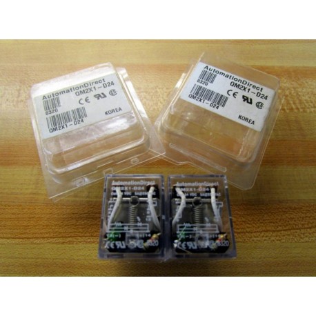 Automation Direct QM2X1-D24 Relay  QM2X1D24 (Pack of 2)