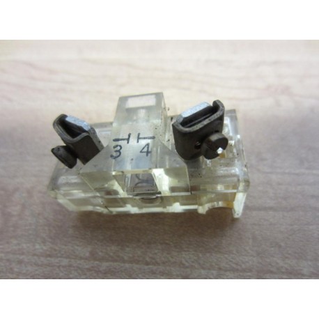 Square D 9001-KA2 Contact Block 9001KA2 Clear (Pack of 7) - Used