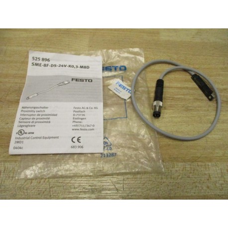 Festo SME-8F-DS-24V-K0.3-M8D Proximity Switch 525869