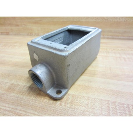 O-ZGedney FS-1-75 Conduit Cast Iron Box - Used