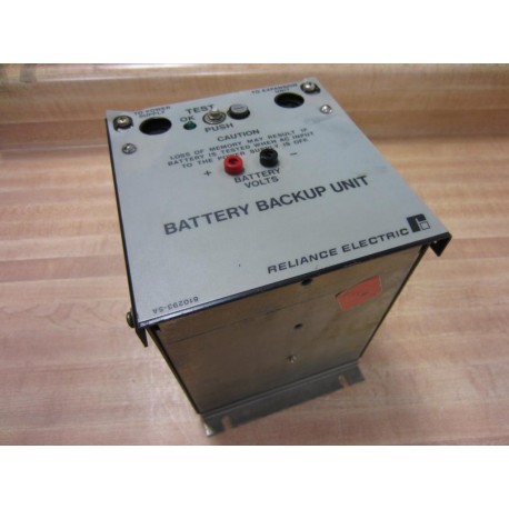 Reliance 610293-5A Battery Backup Unit 57C-492 WO Battery Broken Test Button - Used