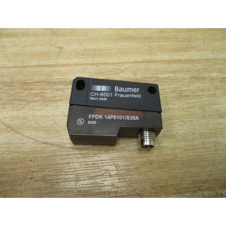 Baumer FPDK 14P5101S35A Photoelectric Sensor FPDK14P5101S35A - New No Box