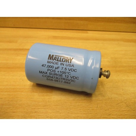 Mallory CGR473U7R5V3C Capacitor - New No Box